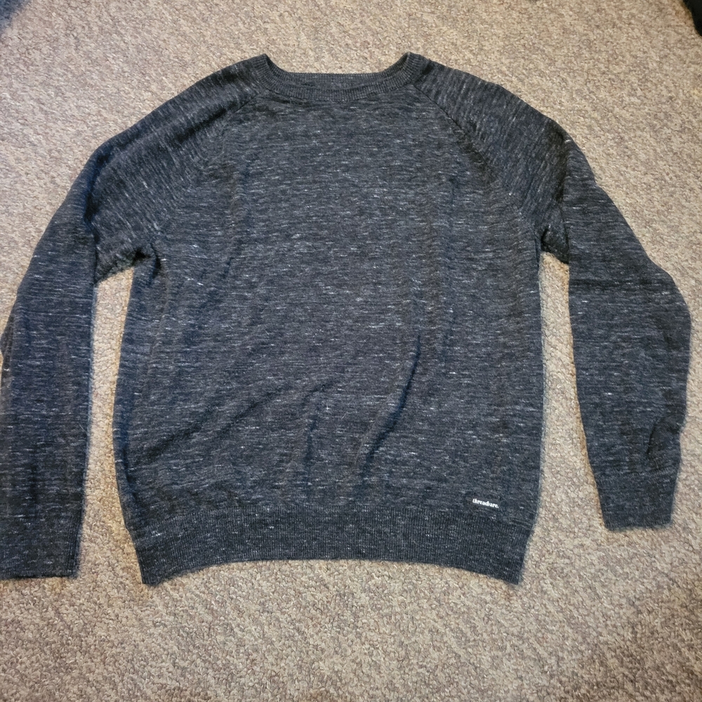 Classic Gray Crewneck Sweater Timeless Knit